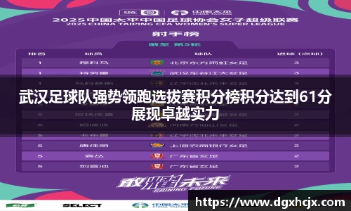 武汉足球队强势领跑选拔赛积分榜积分达到61分展现卓越实力
